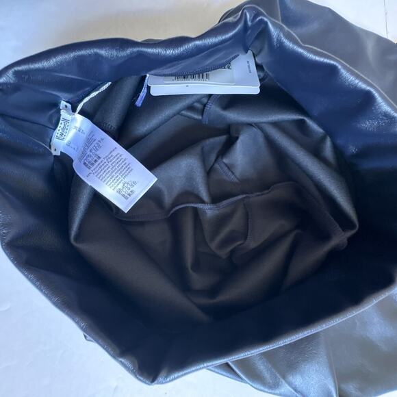 Wolford New Estella Navy Faux Leather Leggings size 36/ US 6 - Picture 12 of 12